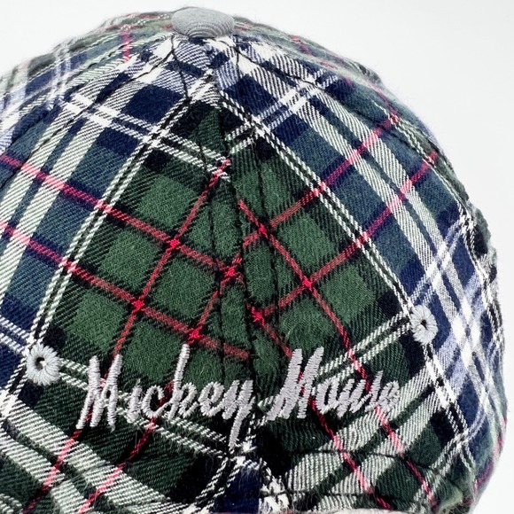 Vintage Mickey Mouse Plaid Snapback Hat Goofy's Hat Co. Made in USA - Picture 4 of 11